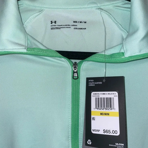 Under Armour Green Quarter Zip - Picture 5 of 5